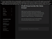 Tablet Screenshot of mkk-feuerwerk.de